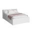 Guarda-roupa de Casal com Cama Bau Padrão 1220 Branco 