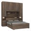 Guarda-roupa de Casal com Cama Bau Queen Size 1220 San Remo