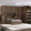 Guarda-Roupa de Canto Queen Size Sem Cama 1222SQ San Remo