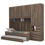 Guarda Roupa de Solteiro com 2 Camas 1326D San Remo