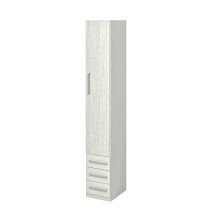 Guarda-Roupa Compacto Modular 1232 Direito Carvalho Claro