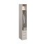 Guarda-Roupa Compacto Modular com Gavetas 1232 Esquerdo Carvalho Claro