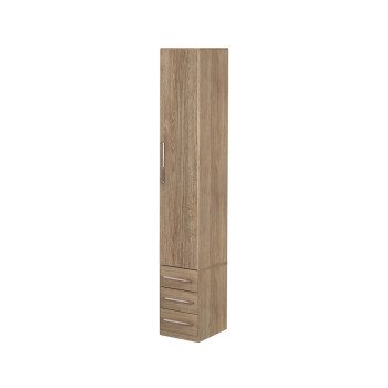 Guarda-Roupa Compacto Modular 1232 Direito Castanho