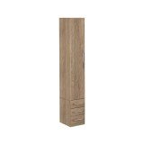 Guarda-Roupa Compacto Modular 1232 Esquerdo Castanho