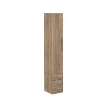 Guarda-Roupa Compacto Modular 1232 Esquerdo Castanho