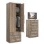 Guarda-Roupa de Solteiro 2 Portas Modular 1303 Castanho