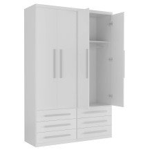 Guarda-Roupa de Casal Modular 1304 Ilan Branco