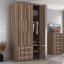Guarda-Roupa de Solteiro 3 Portas com Sapateira 1307 San Remo